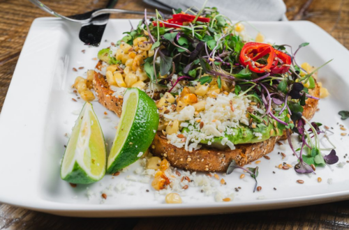 breakfast, avocado toast