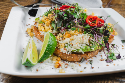 breakfast, avocado toast